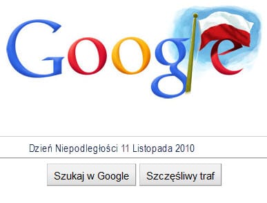Obrazek Google w dniu Niepodległości Najjaśniejszej Rzeczpospolitej