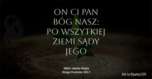 Wujkowe wersety - Księga Psalmów 105