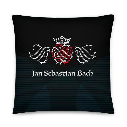 Poduszka Jan Sebastian monogram