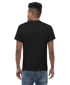 Czarna męska koszulka z pieczęcią Jana Sebastiana rozmiary od S do 5XL 26 unisex classic tee black back 6701176d94584