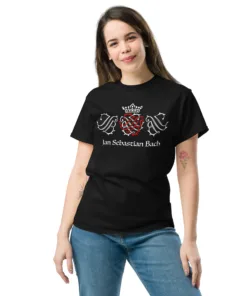 Czarna męska koszulka z pieczęcią Jana Sebastiana rozmiary od S do 5XL 18 unisex classic tee black front 6701176d931e5