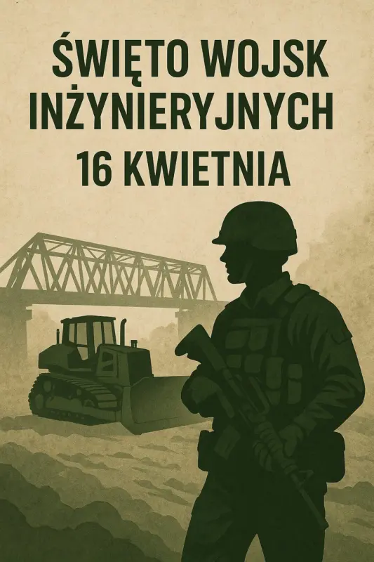 Ilustracja na wspomnienie o święcie 16 kwietnia | Święto Wojsk Inżynieryjnych na blogu Moje Quo Vadis - mojequovadis.pl | PpiotrR.pl