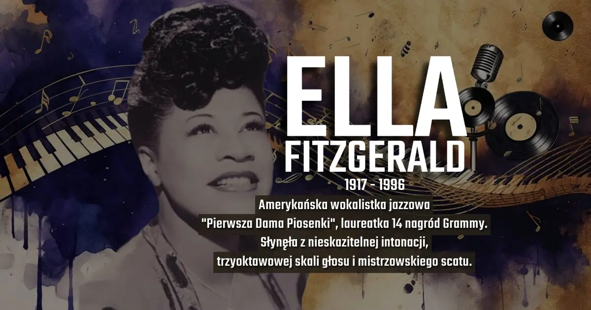 Ella Fitzgerald na urodzinowym banerze w blogu Moje Quo Vadis - mojequovadis.pl | ppiotrr.pl