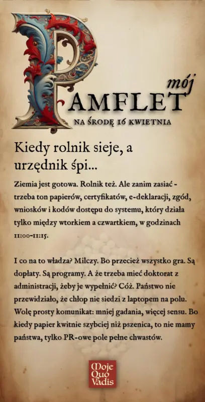 Srodowy Pamflet 16 kwietnia