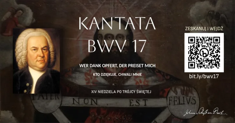 BWV 17 - Kto poświęca wdzięczność, chwali mnie - okładka wpisu