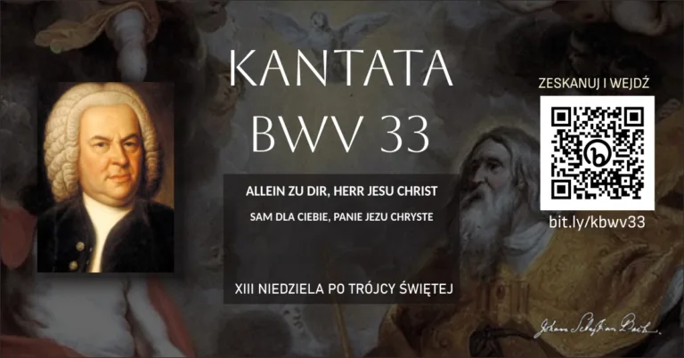 BWV 33 - Sam dla Ciebie, Panie Jezu Chryste / okładka wpisu