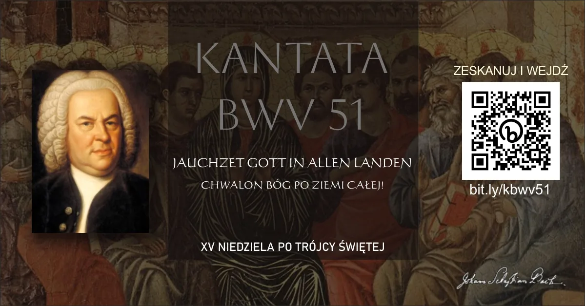 BWV 51 - Okładka wpisu opracowania kantaty J.S Bacha