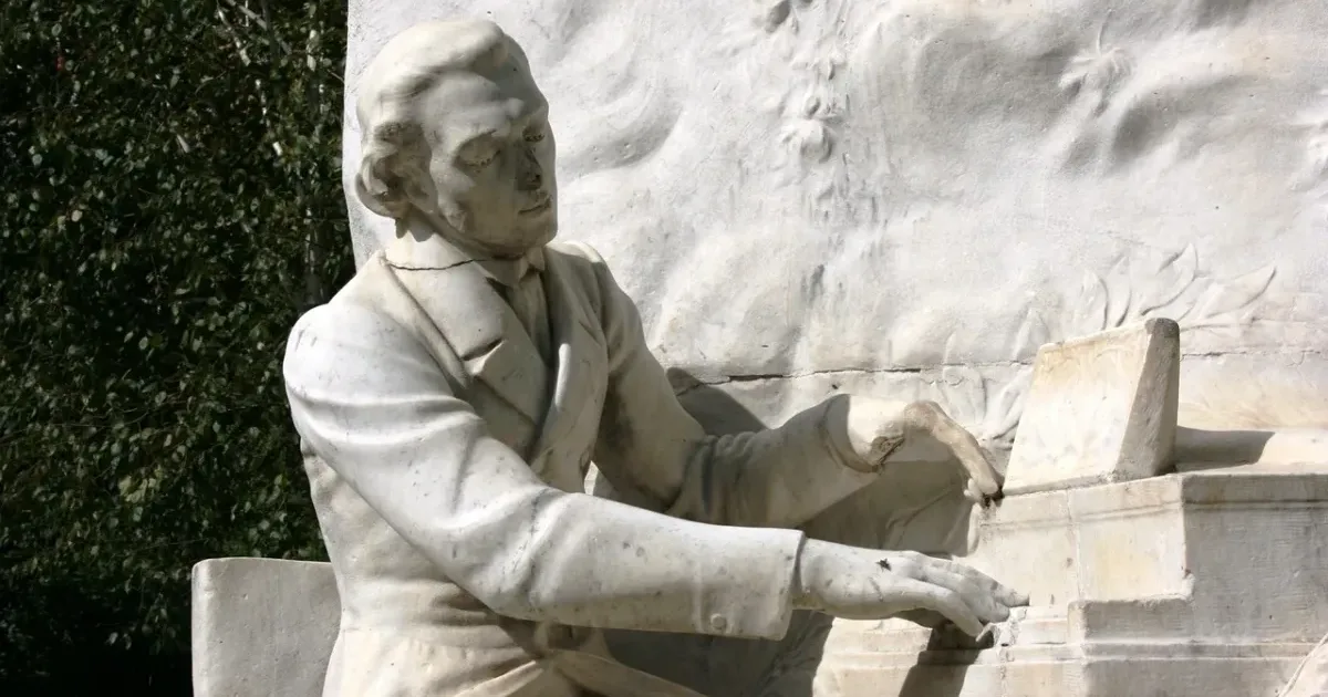 Chopin Polonez Fantazja op 61 chopin, monument, piano