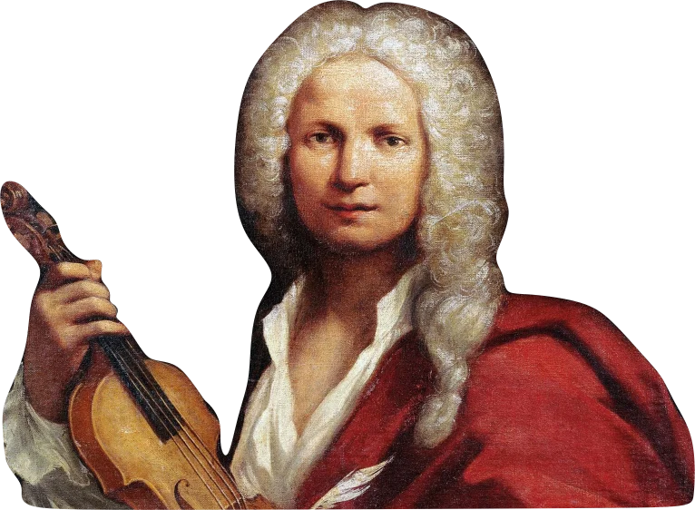 Antonio Vivaldi ze skrzypcami nobkgrd