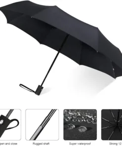 Vicloon automatyczny parasol, składany parasol,podróżny parasol, Teflon Coating, odporny na burzę, wzmocnione wiatroszczelne 21 51aeeDQDkyL. AC SX679