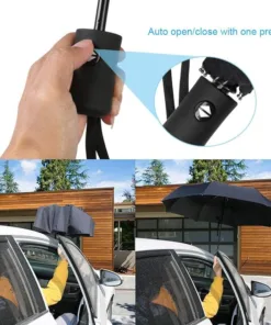 Vicloon automatyczny parasol, składany parasol,podróżny parasol, Teflon Coating, odporny na burzę, wzmocnione wiatroszczelne 23 71MerABhGsL. AC SX679