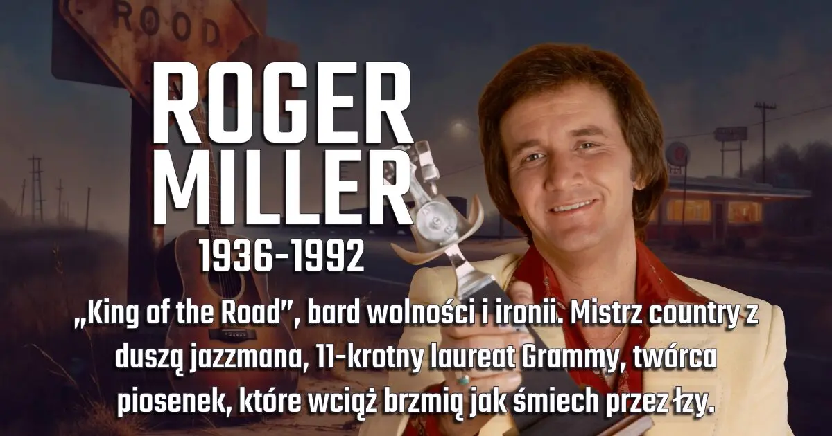 Roger Miller na banerze wspomnieniowym w blogu Moje Quo Vadis - mojequovadis.pl | ppiotrr.pl