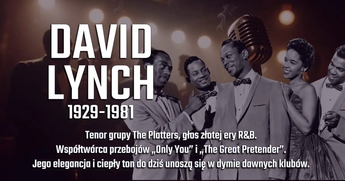 David Lynch z The Platters na banerze wspomnieniowym w blogu Moje Quo Vadis - mojequovadis.pl | ppiotrr.pl