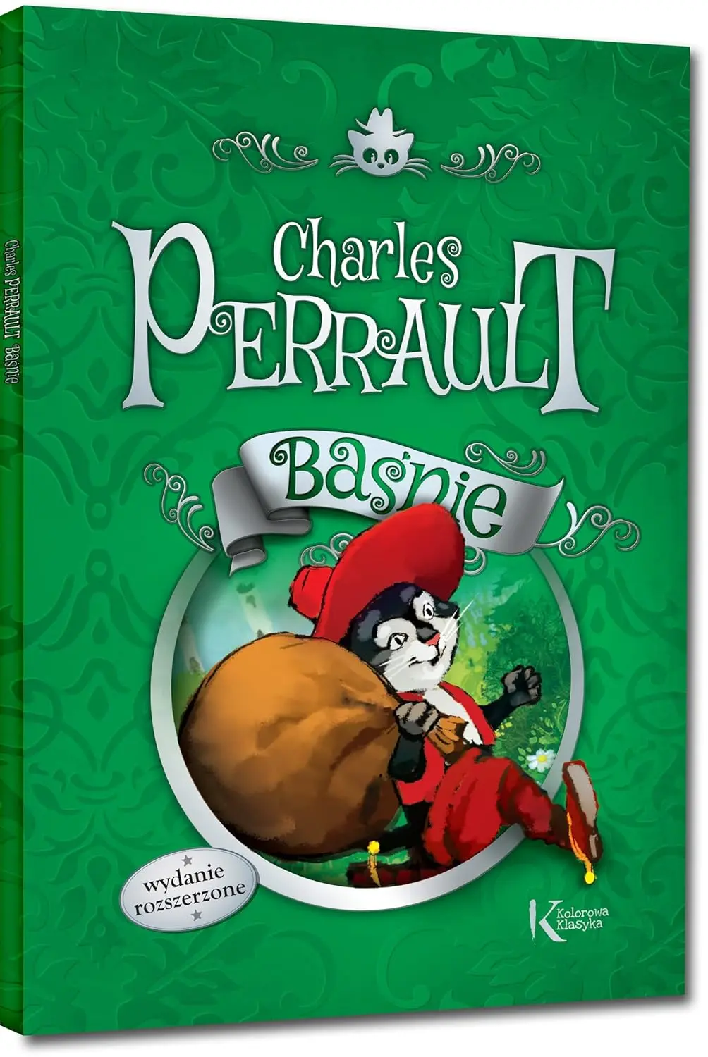 BAŚNIE CHARLES PERRAULT KOLOROWA KLASYKA_okładka książki