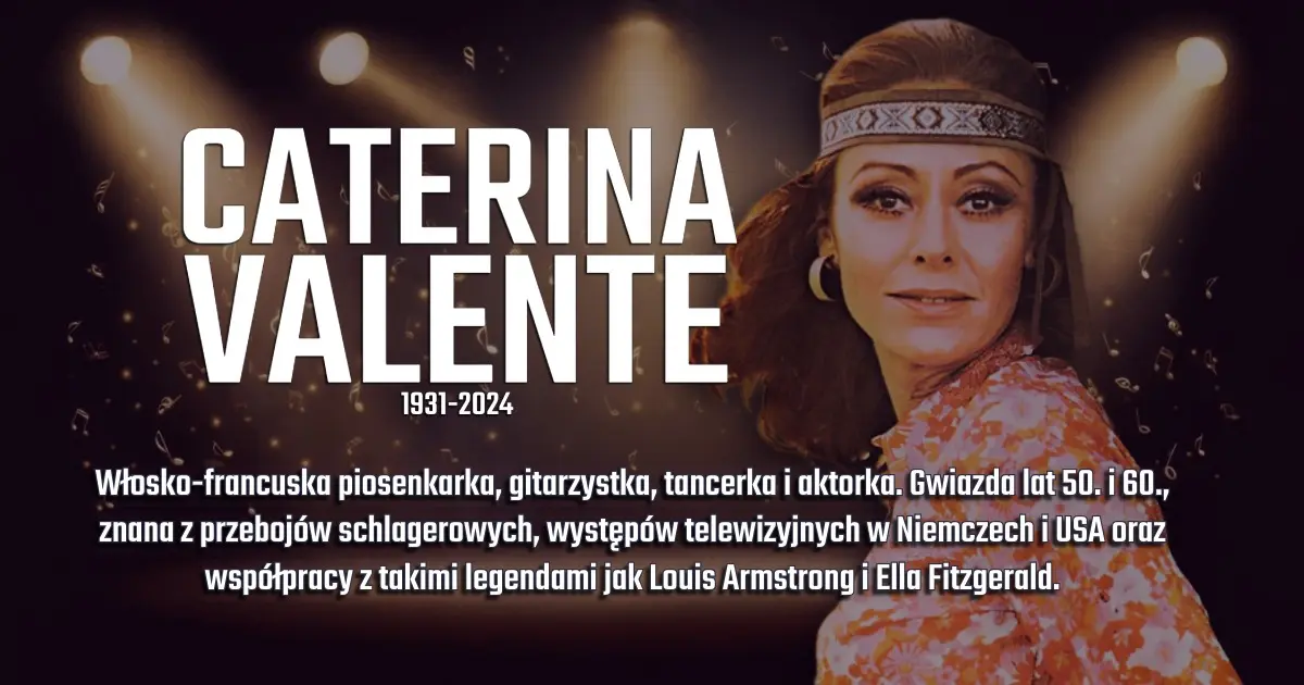 Caterina Valente na banerze urodzinowym w blogu Moje Quo Vadis - mojequovadis.pl | ppiotrr.pl