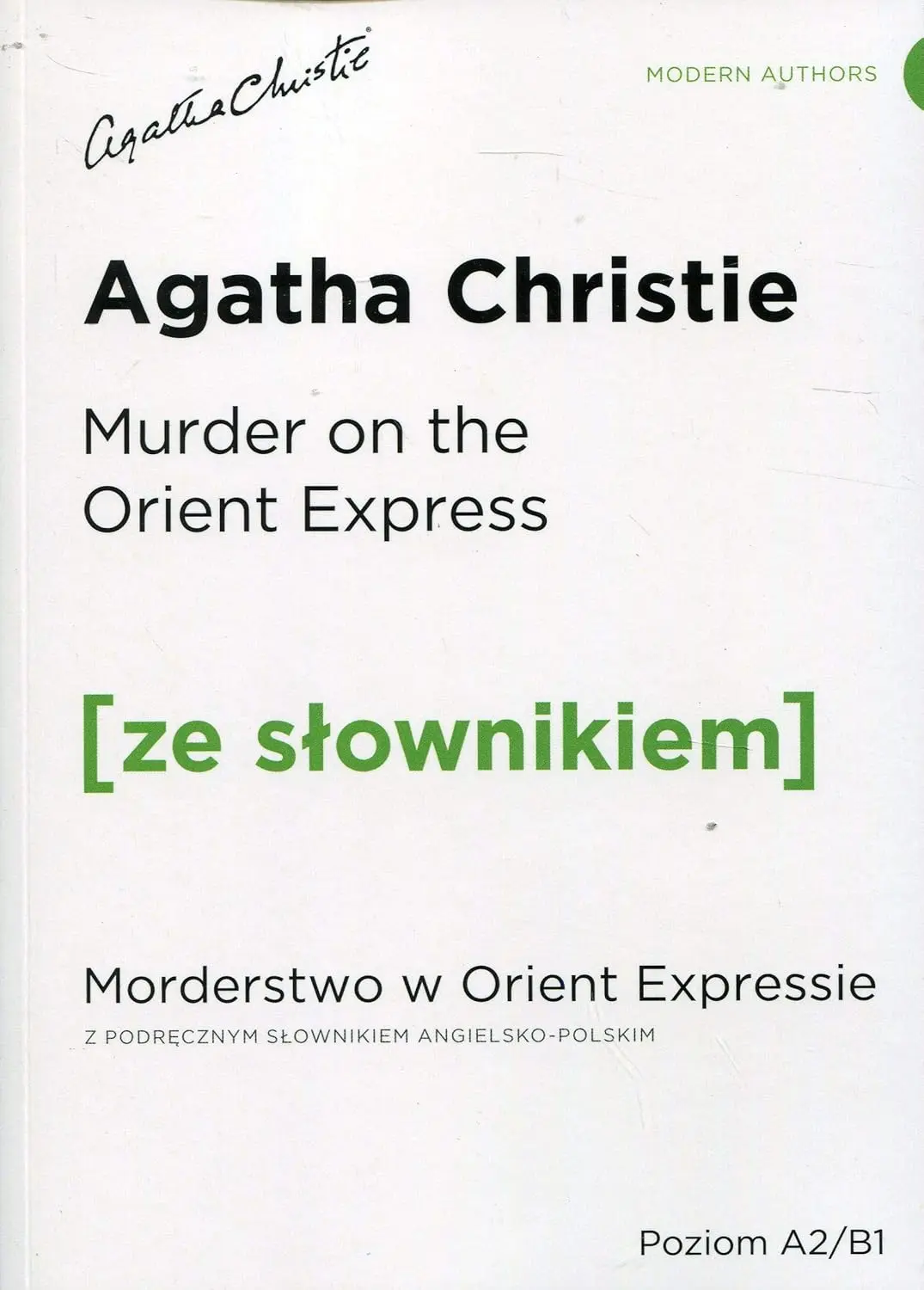 MURDER ON THE ORIENT EXPRESS - MORDERSTWO W ORIENT_okładka książki