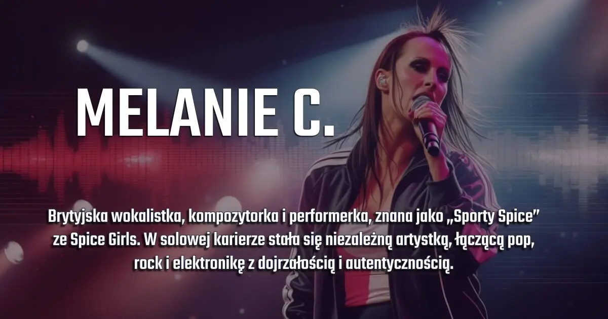 Melanie C na banerze urodzinowym w blogu Moje Quo Vadis - mojequovadis.pl | ppiotrr.pl