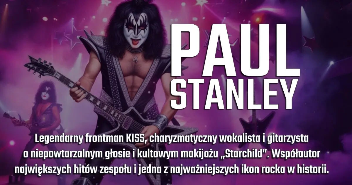 Paul Stanley na banerze urodzinowym w blogu Moje Quo Vadis - mojequovadis.pl | ppiotrr.pl