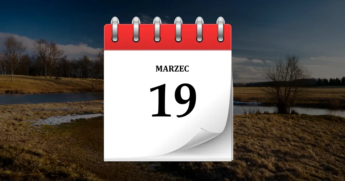 Home 25 19 marca - obrazek wyróżniający zestawienia informacji o tym dniu