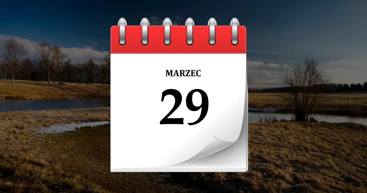 Home 20 29 marca - obrazek wyróżniający zestawienia informacji o tym dniu