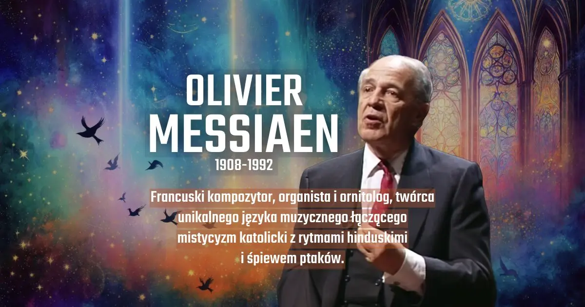 Olivier Messiaen na banerze wspomnieniowym w blogu Moje Quo Vadis - mojequovadis.pl | ppiotrr.pl