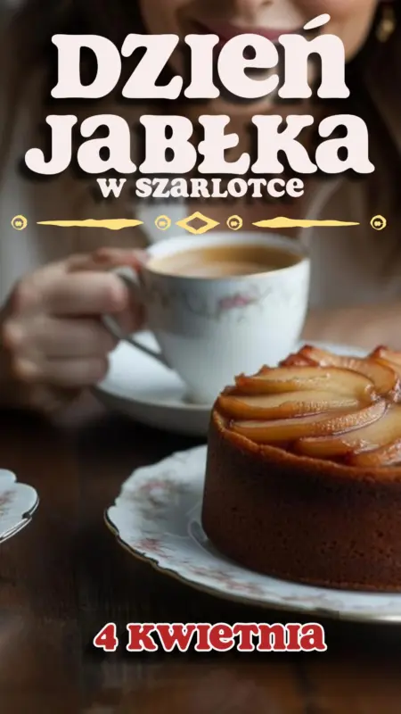 4 kwietnia Dzien jablka w szarlotce