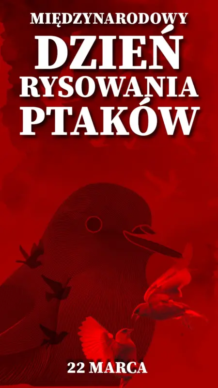 Ilustracja na wspomnienie o Międzynarodowym Dniu Rysowania Ptaków w blogu - mojequovadis.pl | PpiotrR.pl