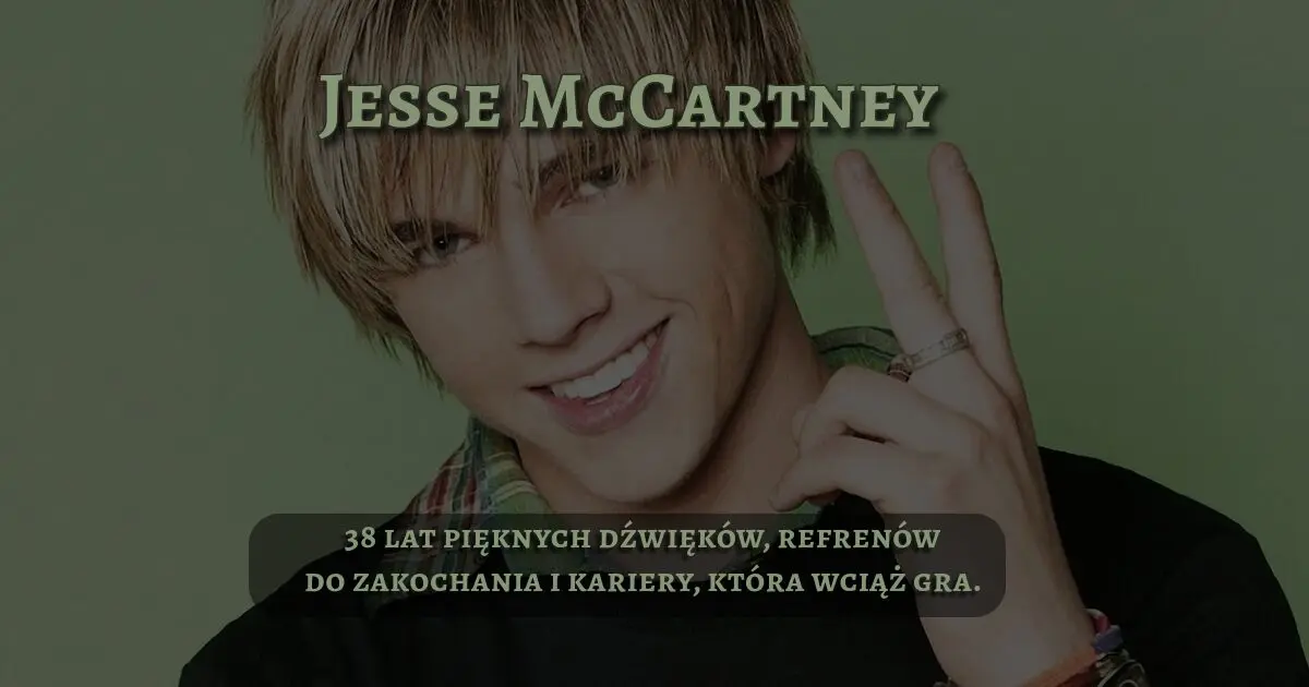 Jesse McCartney na banerze wspominkowym w blogu Moje Quo Vadis - mojequovadis.pl | ppiotrr.pl