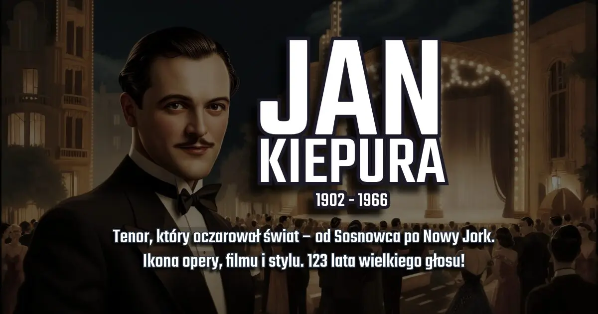 Jan Kiepura na urodzinowym banerze w blogu Moje Quo Vadis - mojequovadis.pl | ppiotrr.pl