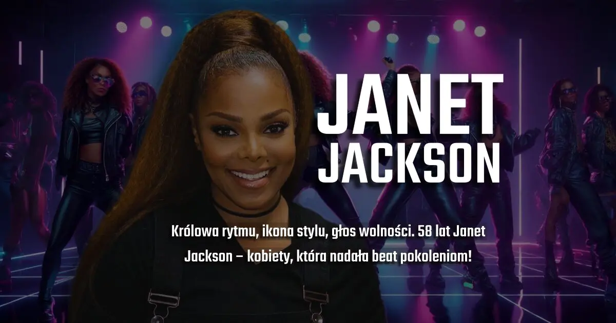Janet Jackson na urodzinowym banerze w blogu Moje Quo Vadis - mojequovadis.pl | ppiotrr.pl