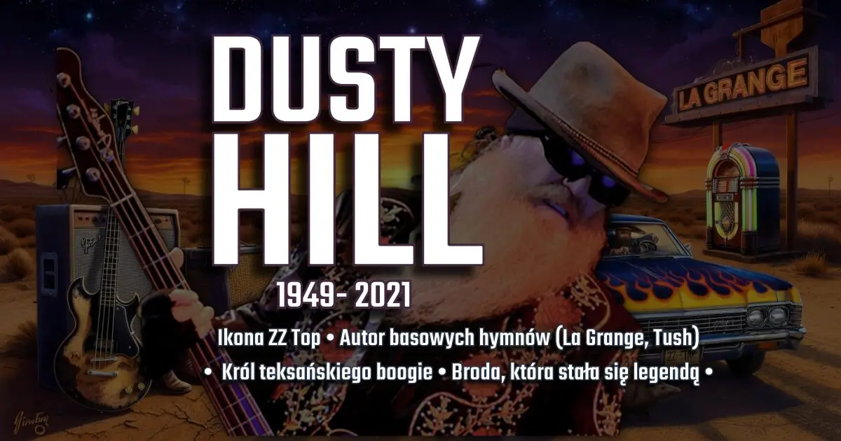 Dusty Hill na urodzinowym banerze w blogu Moje Quo Vadis - mojequovadis.pl | ppiotrr.pl