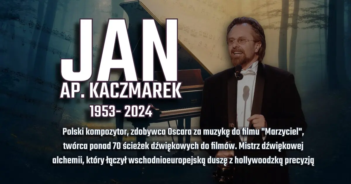 Jan A.P. Kaczmarek na banerze wspomnieniowym w blogu Moje Quo Vadis - mojequovadis.pl | ppiotrr.pl