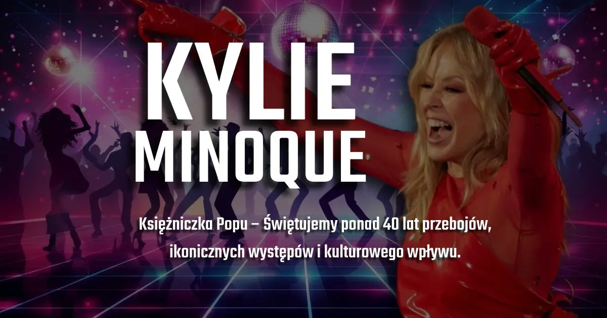 Kylie Minoque na urodzinowym banerze w blogu Moje Quo Vadis - mojequovadis.pl | ppiotrr.pl