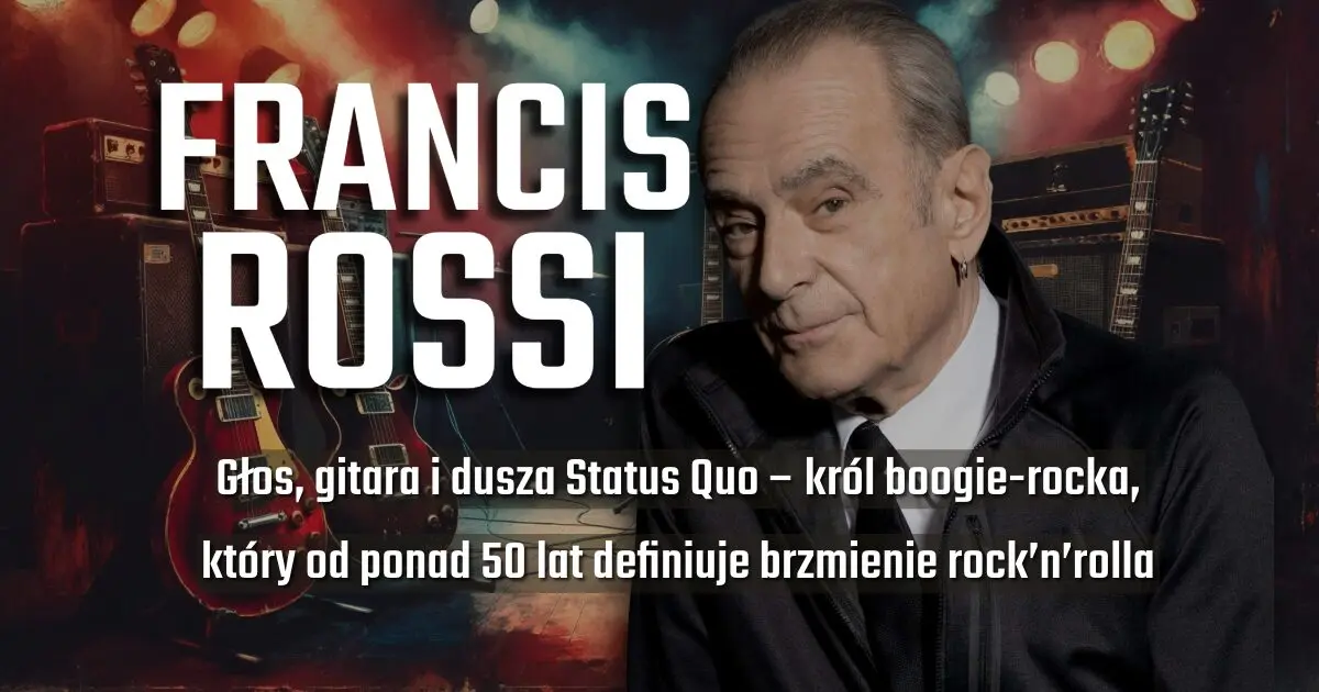 Francis Rossi na urodzinowym banerze w blogu Moje Quo Vadis - mojequovadis.pl | ppiotrr.pl