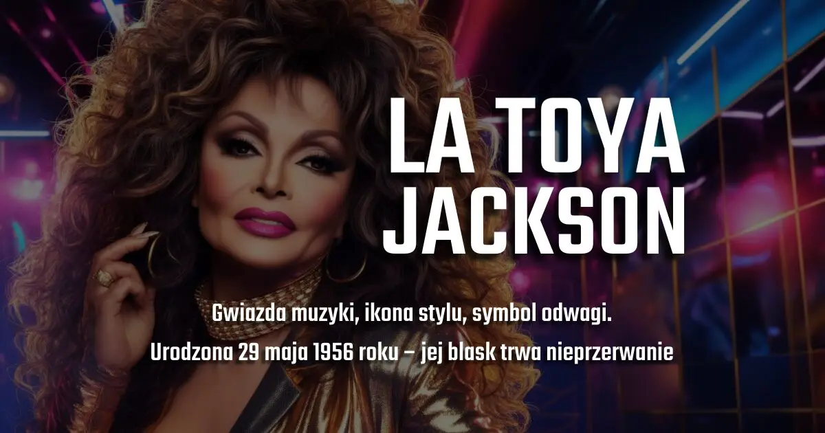 La Toya Jackson na urodzinowym banerze w blogu Moje Quo Vadis - mojequovadis.pl | ppiotrr.pl