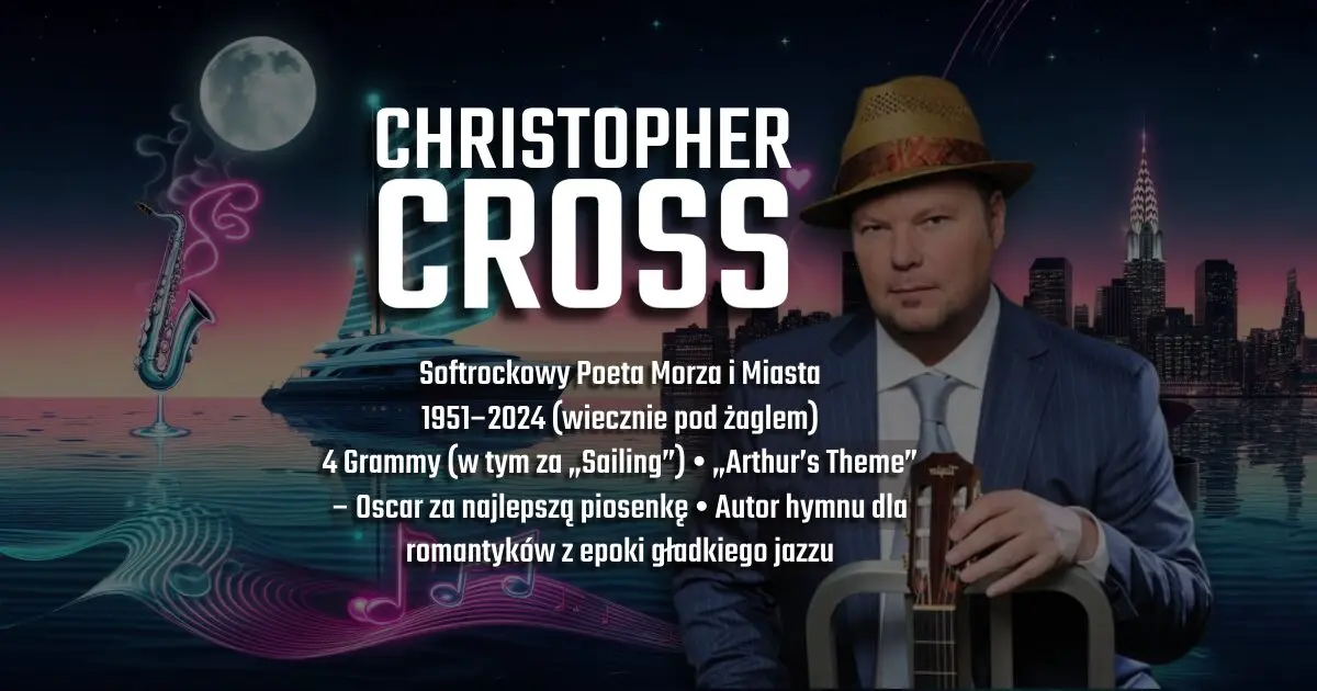 Christopher Cross na banerze urodzinowym w blogu Moje Quo Vadis - mojequovadis.pl | ppiotrr.pl