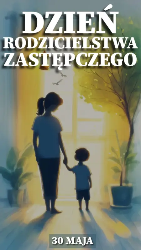 Ilustracja na wspomnienie o obchodach 30 maja - Dnia Rodzicielstwa Zastępczego w blogu Moje Quo Vadis - mojequovadis.pl | PpiotrR.pl