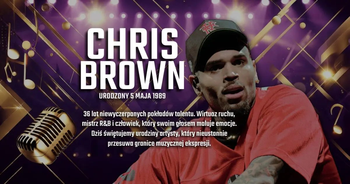 Chris Brown na banerze urodzinowym w blogu Moje Quo Vadis - mojequovadis.pl | ppiotrr.pl