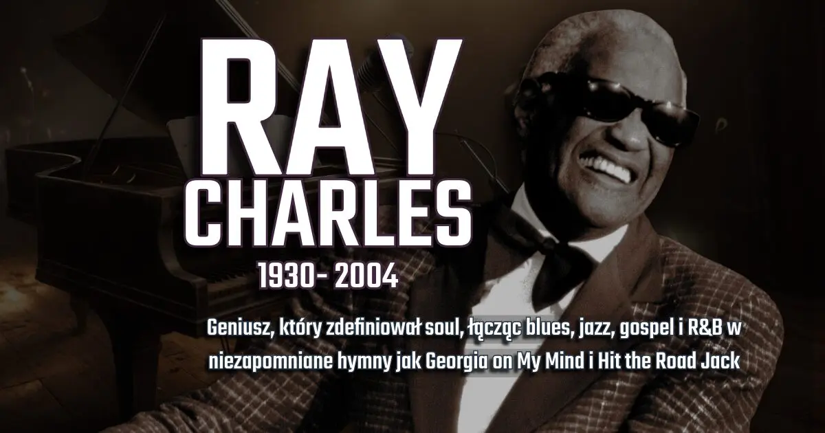 Ray Charles na banerze wspomnieniowym w blogu Moje Quo Vadis - mojequovadis.pl | ppiotrr.pl