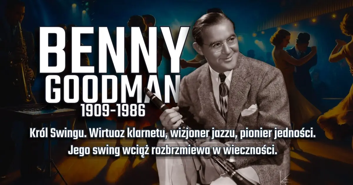 Benny Goodman na banerze wspomnieniowym w blogu Moje Quo Vadis - mojequovadis.pl | ppiotrr.pl