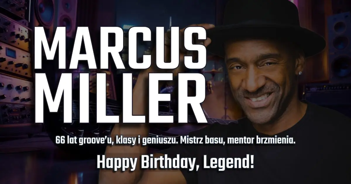 Marcus Miller na urodzinowym banerze w blogu Moje Quo Vadis - mojequovadis.pl | ppiotrr.pl