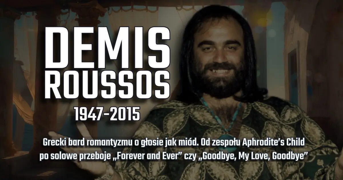 Demis Roussos na urodzinowym banerze w blogu Moje Quo Vadis - mojequovadis.pl | ppiotrr.pl