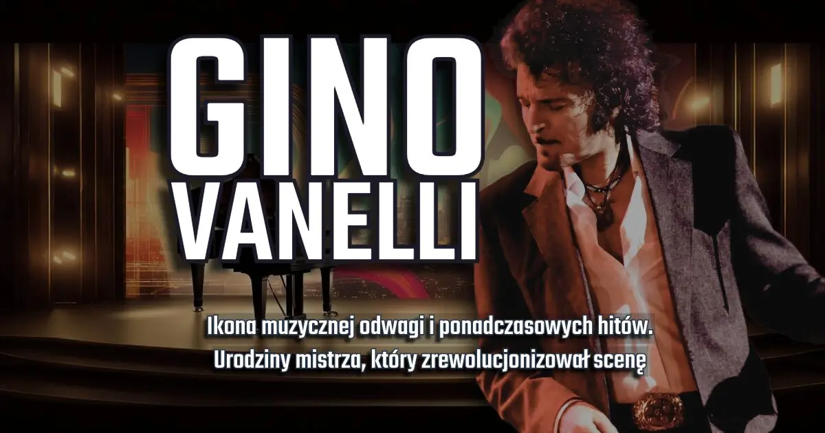 Gino Vanelli na urodzinowym banerze w blogu Moje Quo Vadis - mojequovadis.pl | ppiotrr.pl