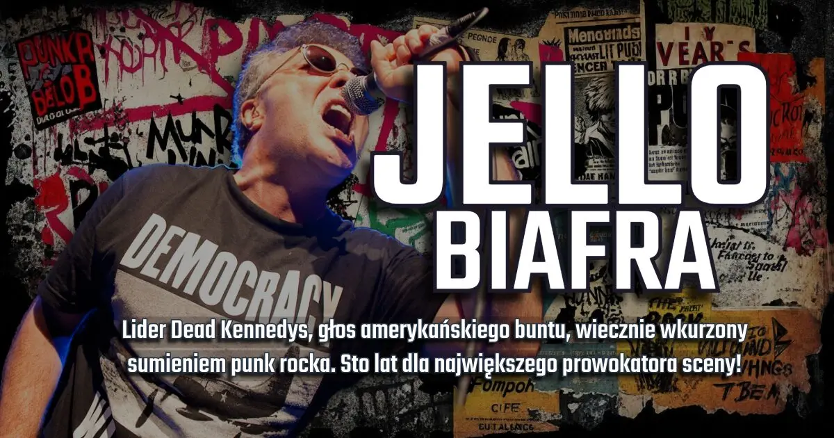 Jello Biafra na urodzinowym banerze w blogu Moje Quo Vadis - mojequovadis.pl | ppiotrr.pl