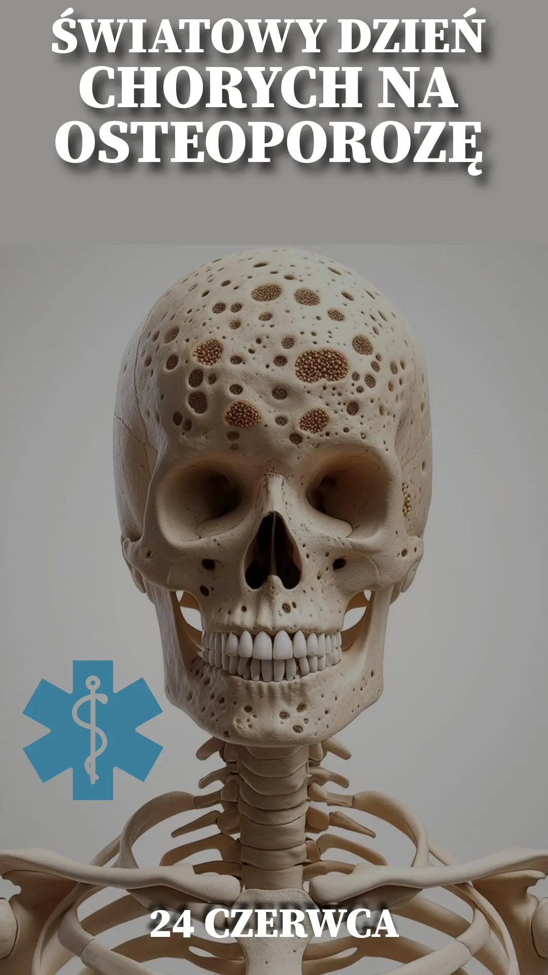 Ilustracja na wspomnienie o obchodach 24 czerwca Światowego Dnia Chorych na Osteoporozę w blogu Moje Quo Vadis - mojequovadis.pl | PpiotrR.pl