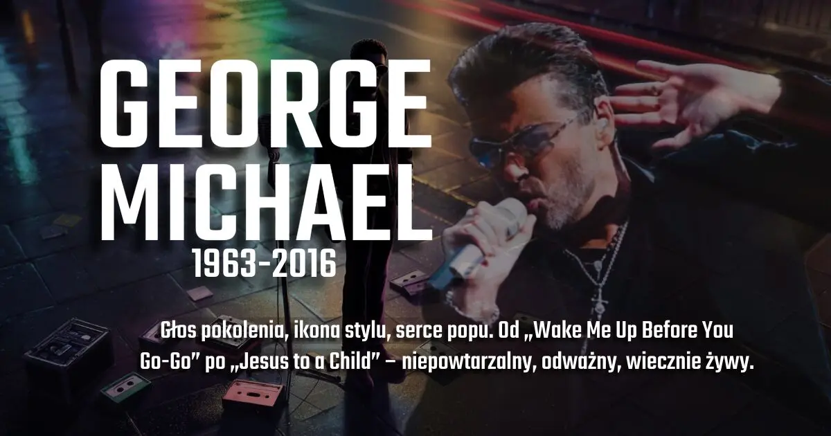 George Michael na urodzinowym banerze w blogu Moje Quo Vadis - mojequovadis.pl | ppiotrr.pl
