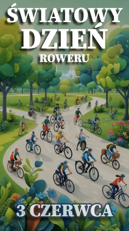 Ilustracja na wspomnienie o obchodach 3 czerwca - Światowego Dnia Roweru w blogu Moje Quo Vadis - mojequovadis.pl | PpiotrR.pl