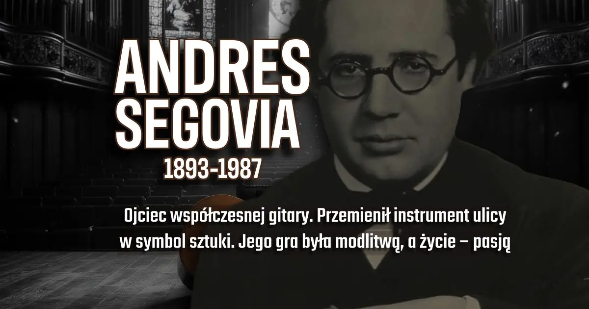 Andrés Segovia na banerze wspomnieniowym w blogu Moje Quo Vadis - mojequovadis.pl | ppiotrr.pl