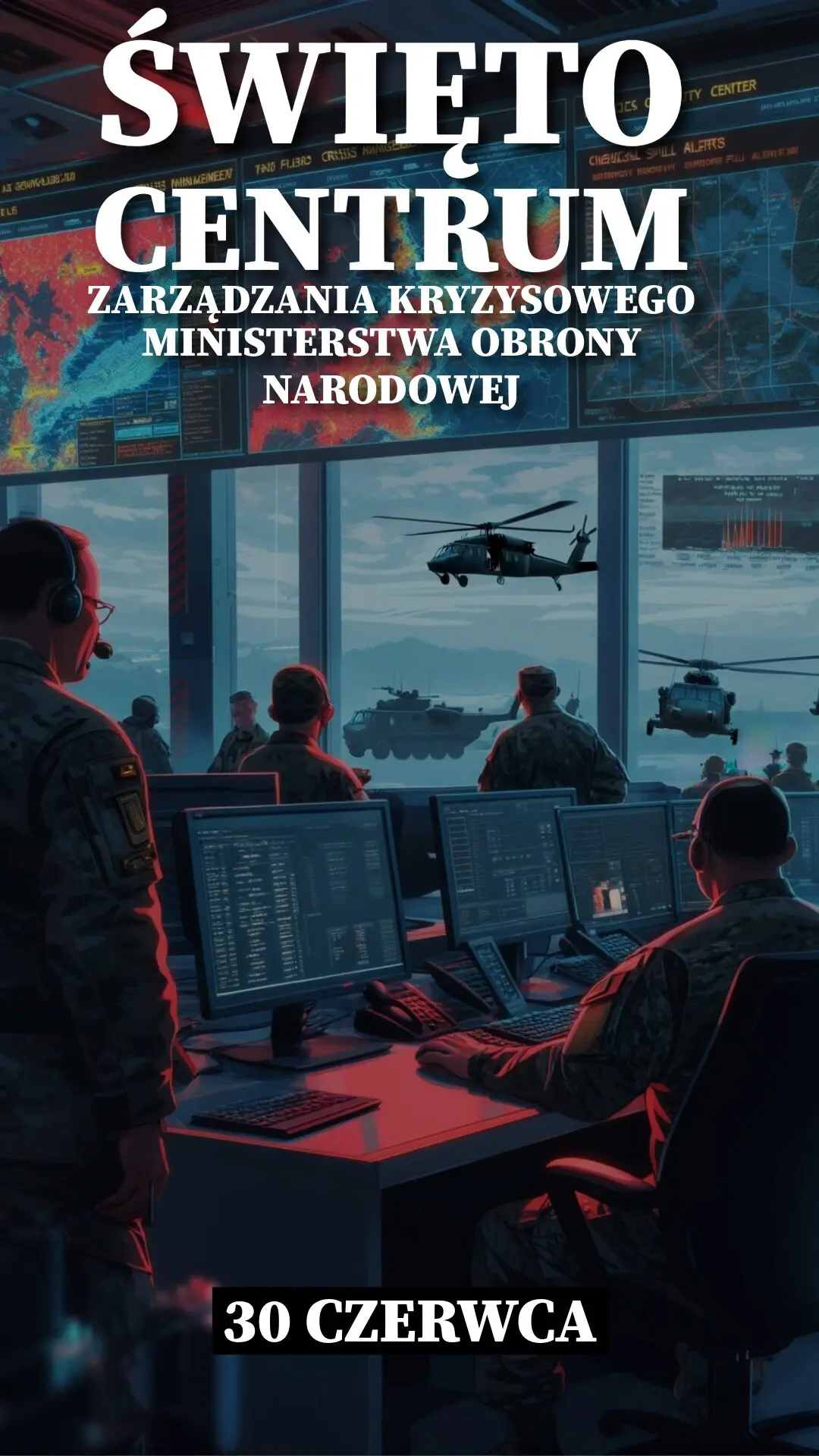 Ilustracja na wspomnienie o obchodach 30 czerwca Święta Centrum Zarządzania Kryzysowego MON w blogu Moje Quo Vadis - mojequovadis.pl | PpiotrR.pl