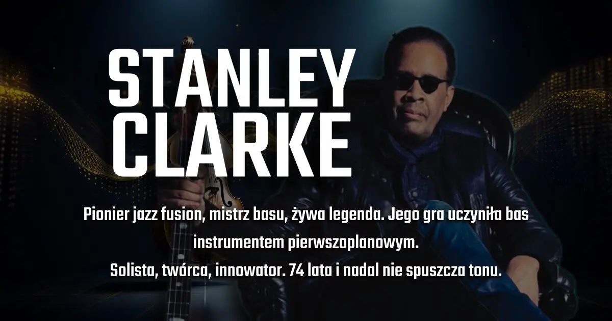 Stanley Clark na urodzinowym banerze w blogu Moje Quo Vadis - mojequovadis.pl | ppiotrr.pl